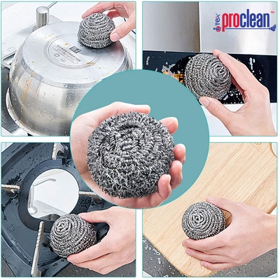 Proclean Stainless Steel Scourer_SS-0148 (4pcs )_img_3