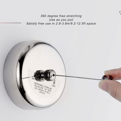 Proclean Stainless Steel Wall Mounted Retractable Clothesline_CL-2906_img_4