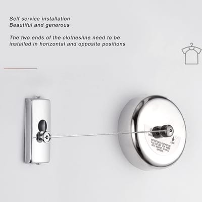 Proclean Stainless Steel Wall Mounted Retractable Clothesline_CL-2906_img_5