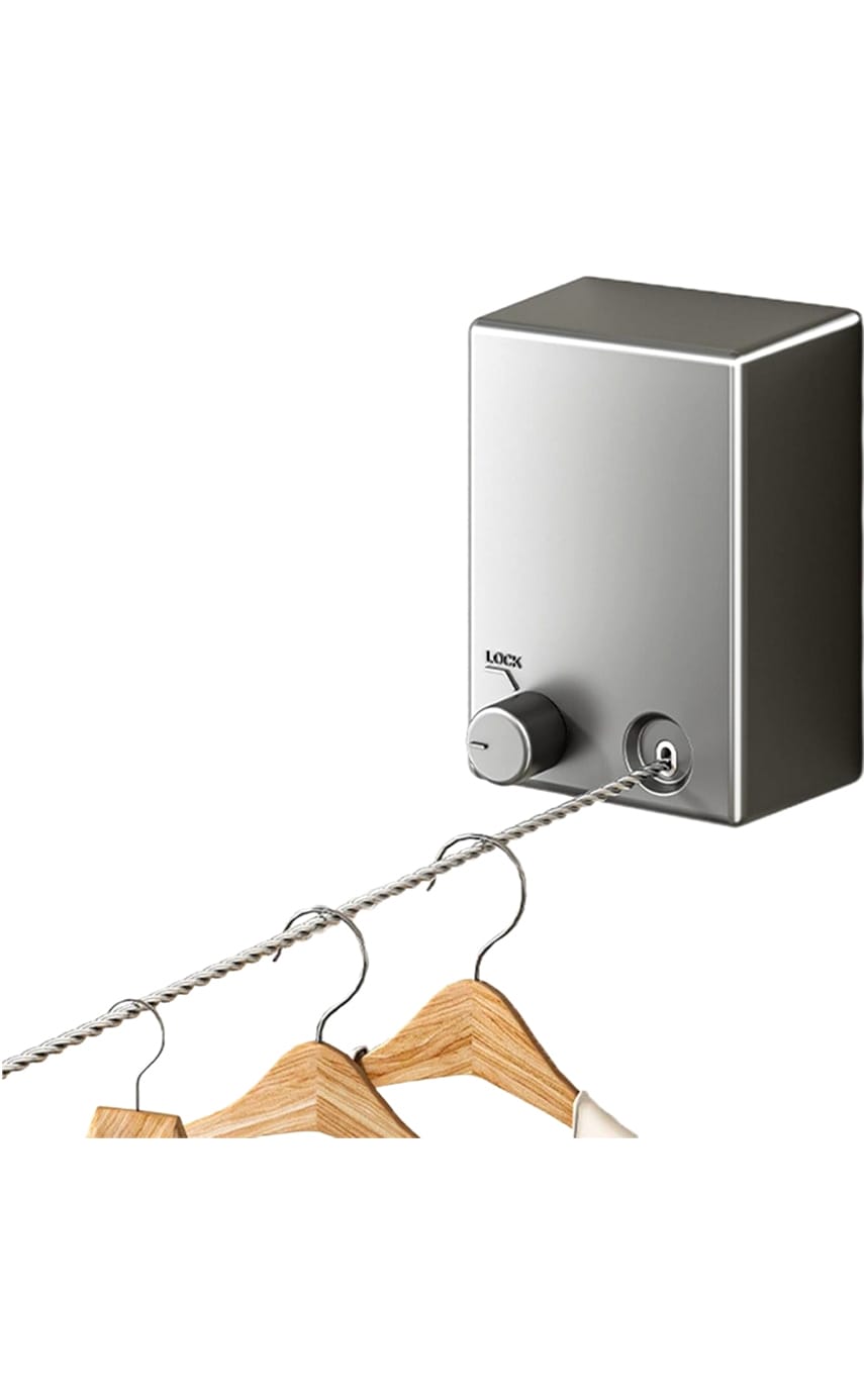 Proclean Retractable Clothesline Stainless Steel Wall Mount Rope 4.2M_CL-2913