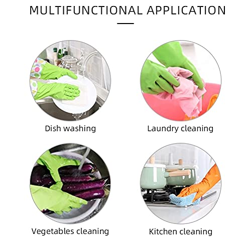 Regular Kitchen Cleaning Gloves KG-1428 ( Multi-Color )_img_9